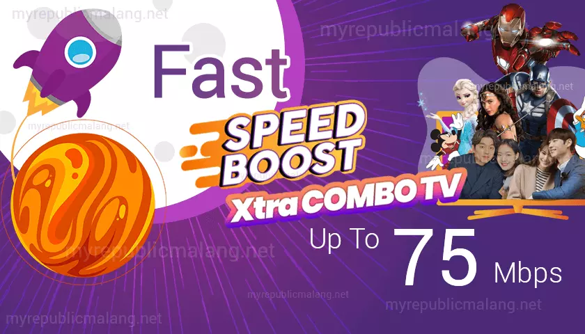 Paket Internet MyRepublic FAST addon TV