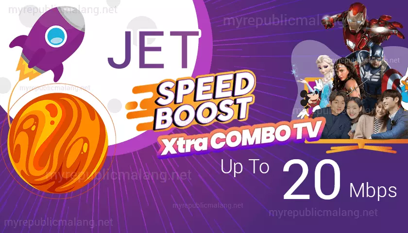 Paket Internet MyRepublic JET addon TV